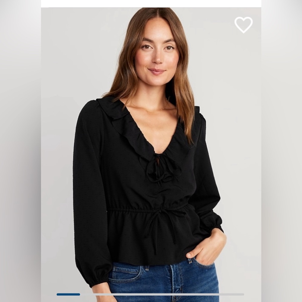 NEW Old Navy Ruffle-trim Top